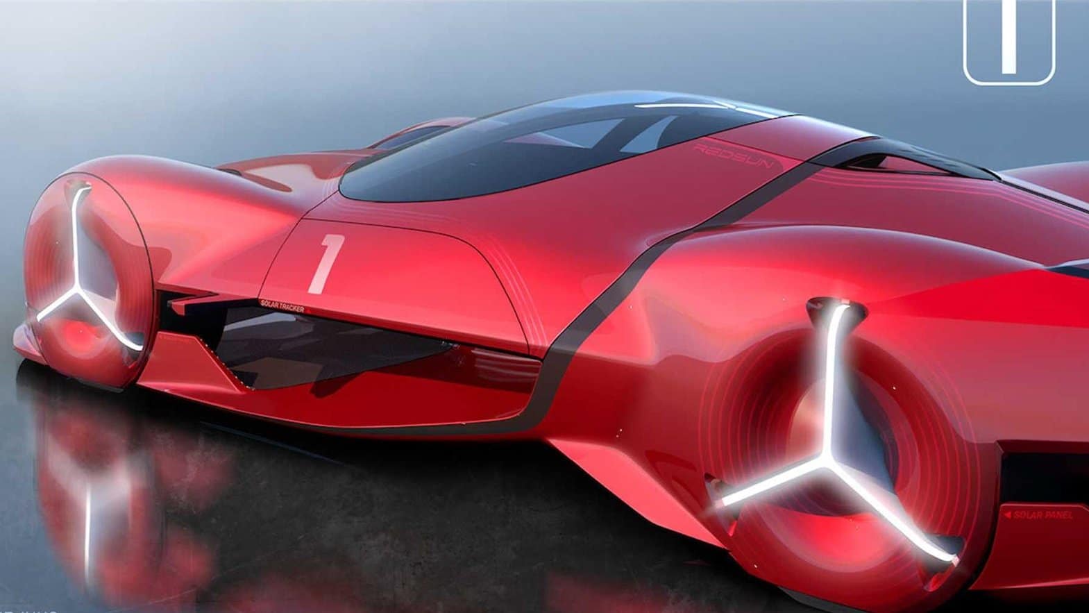 Solar Supercar Concept Mercedes Redsun-2