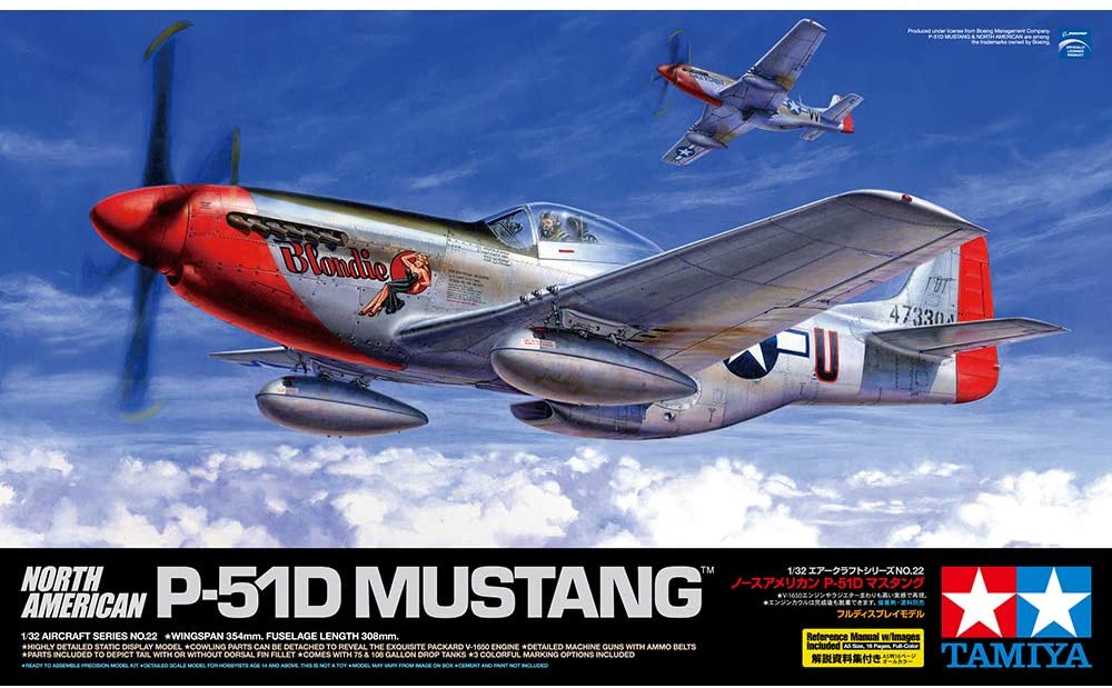 North American P-51D Mustang Tamiya 60322 - 1/32 Review
