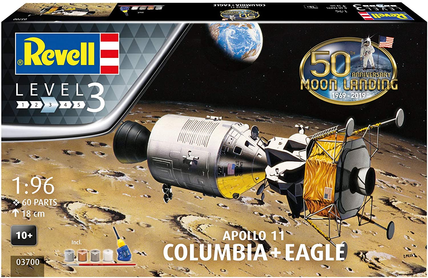 Apollo 11 Columbia Eagle Spacecraft Model Kit Review