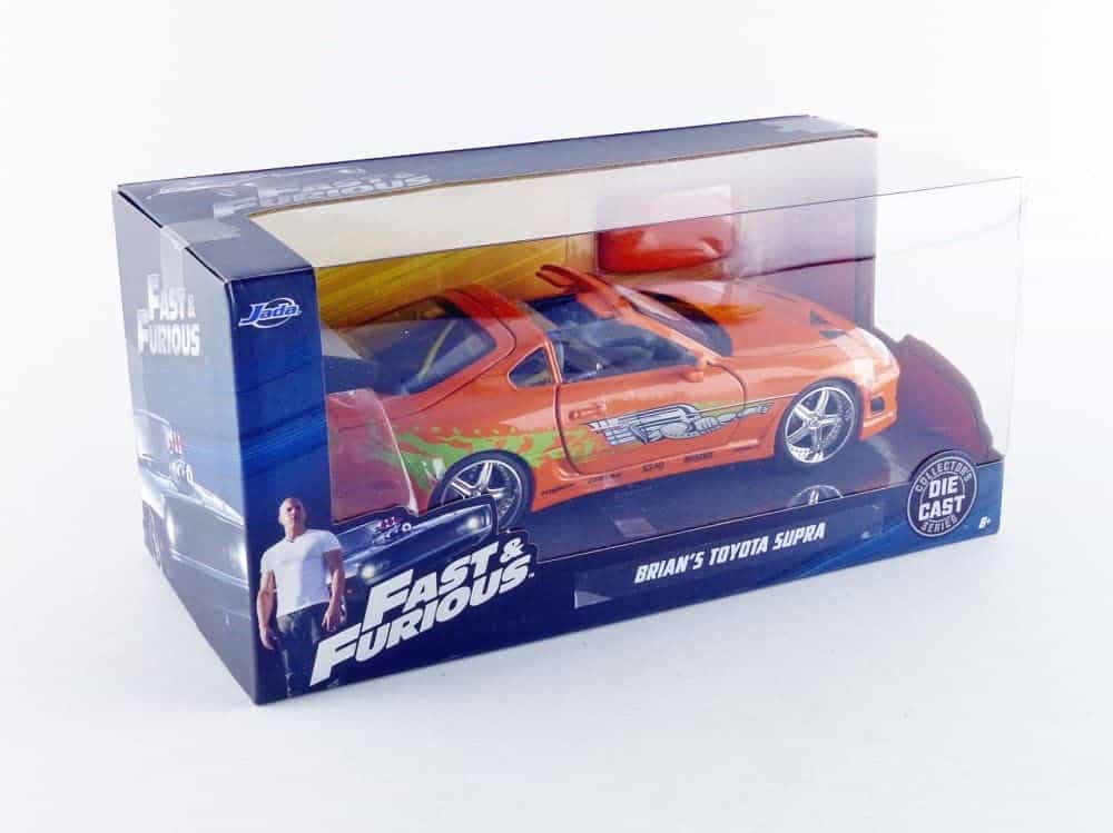 Jada Toys Fast & Furious 124 Brian's Toyota Supra Die-cast Car Box