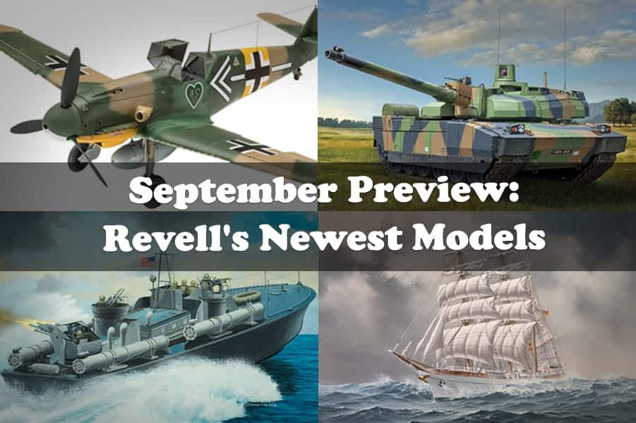 Revell is set to release four models in September