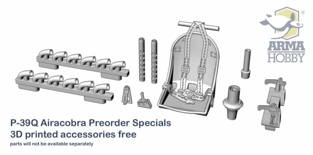 Preorder of P-39Q Airacobra Arma Hobby 3D Accessories
