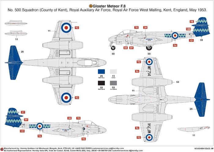 ALL NEW Airfix 172 scale Meteor F.8 Preview-1