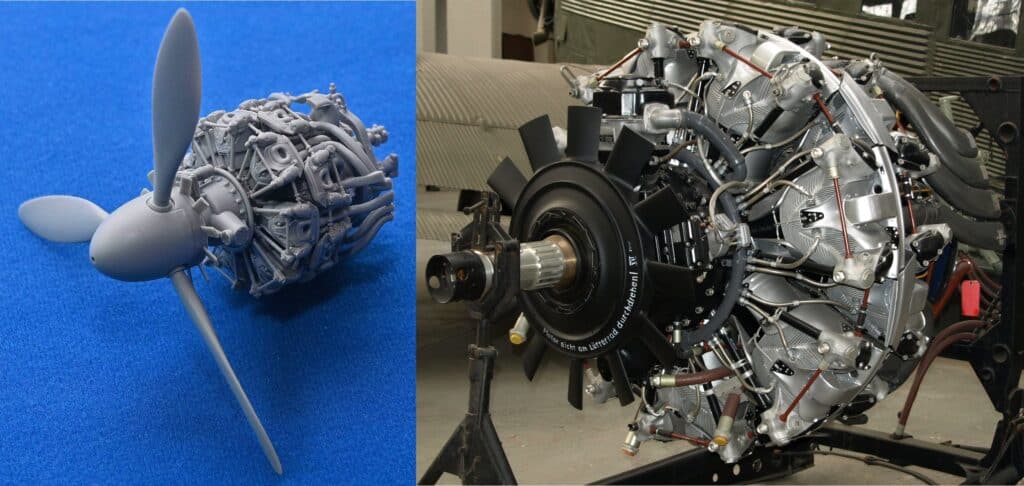 Border model new 35th scale Fw-190 BMW 801 Radial Engine