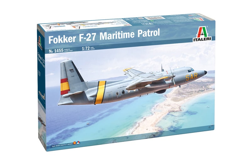 Italeri 1:72 Fokker F-27 Maritime Patrol BoxArt