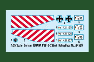 HobbyBoss German IGUANA PSB-2-28(m) 84569 Decals