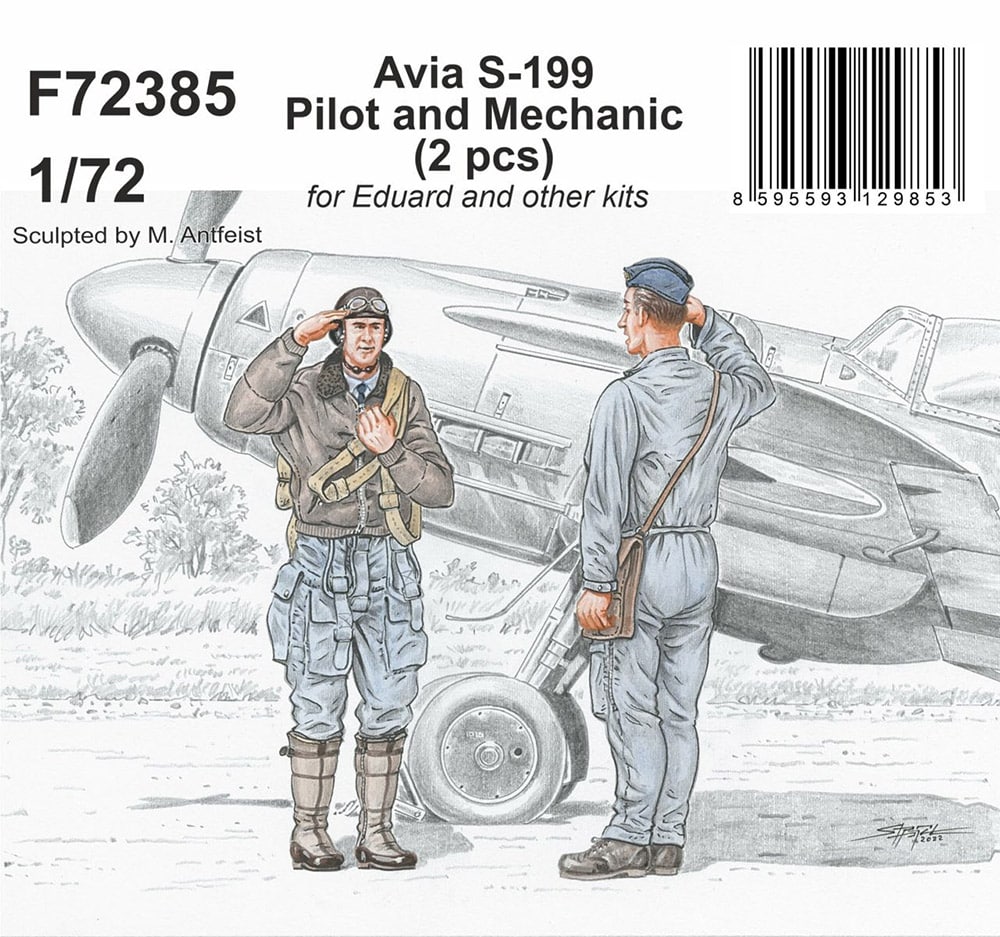 Avia S-199 Pilot and Mechanic for Eduard and other kits