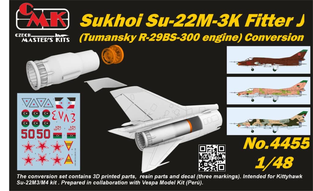 Sukhoi Su-22M-3K Fitter J (Tumansky R-29BS-300 engine) Conversion