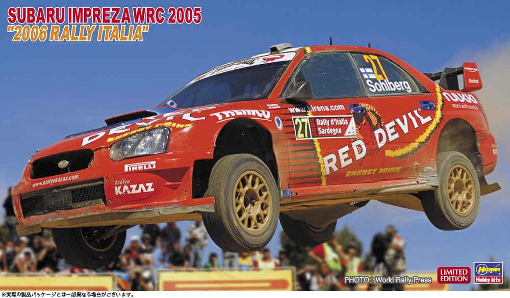 1:24 Subaru Impreza WRC 2005 “2006 Rally" Box