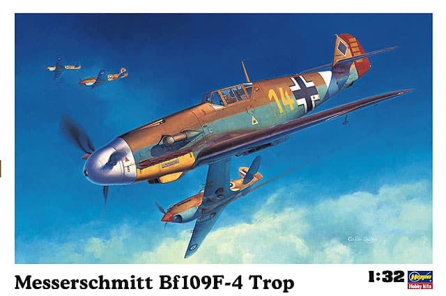 132 Messerschmitt Bf109F-4 Trop Box