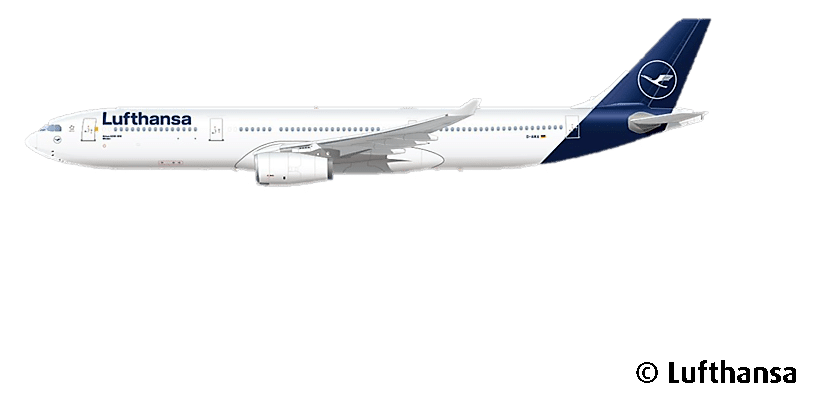 144 Airbus A330-300 Lufthansa New Livery 03816