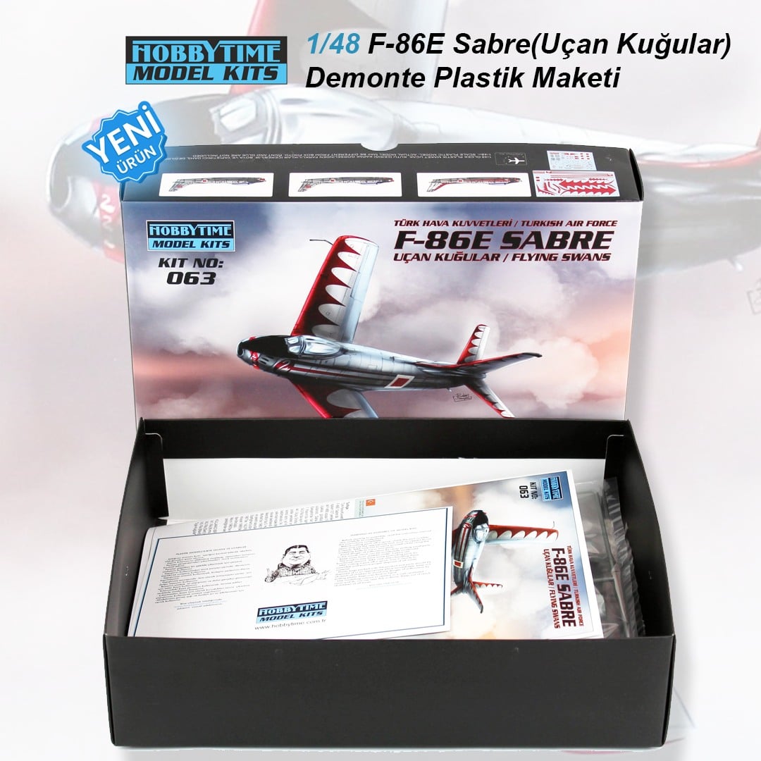 148 North American F-86E Sabre by Hobbytime Model kits Box