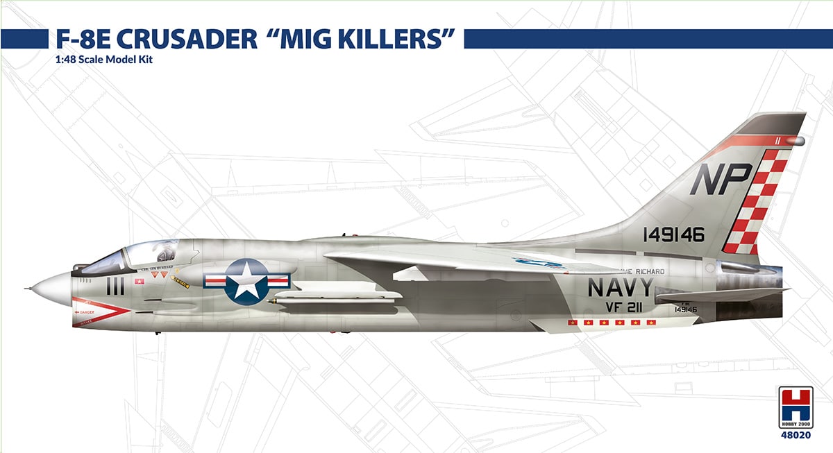Hobby 2000 48020 F-8E Crusader MIG Killers Art