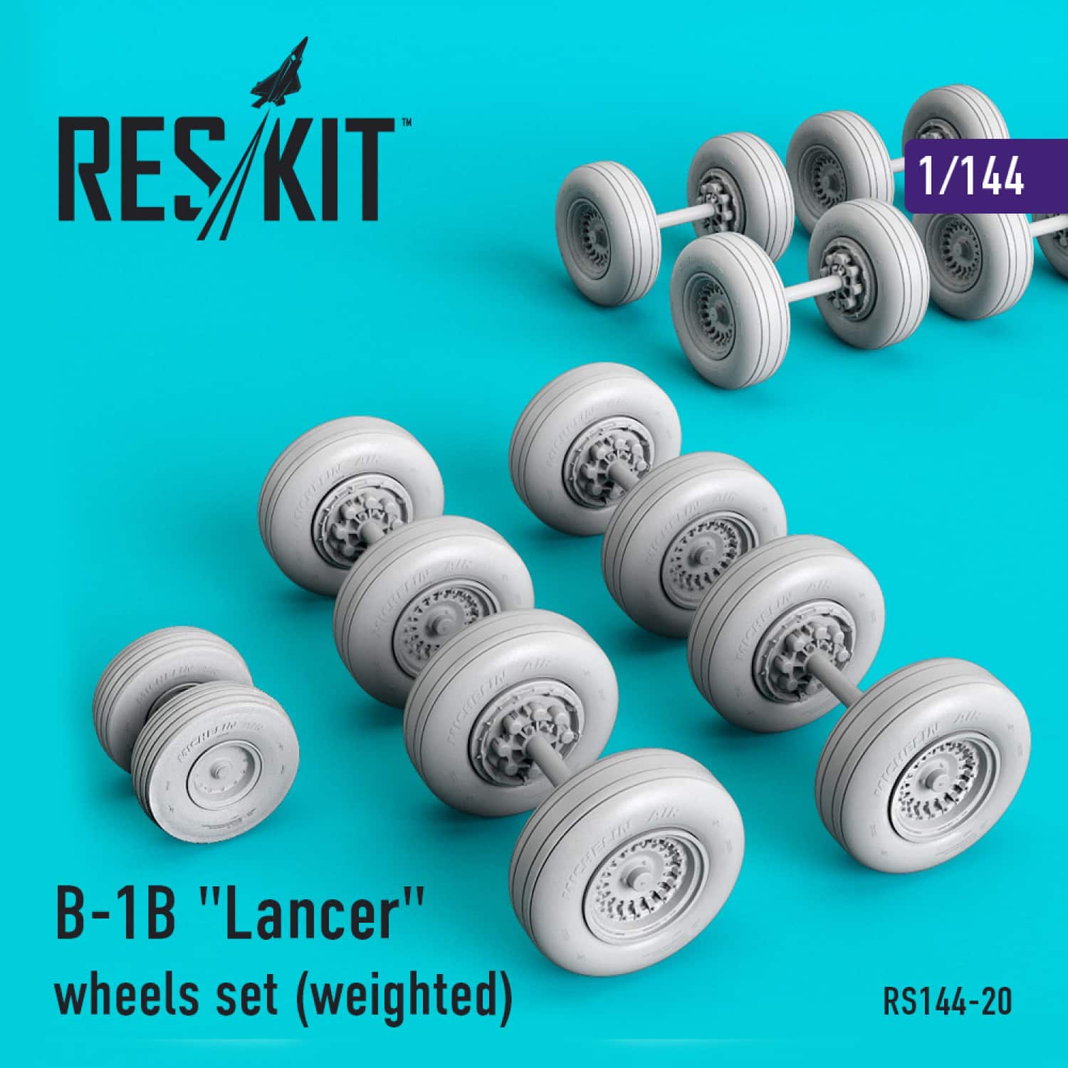 Reskit 144 B-1B Lancer wheels set