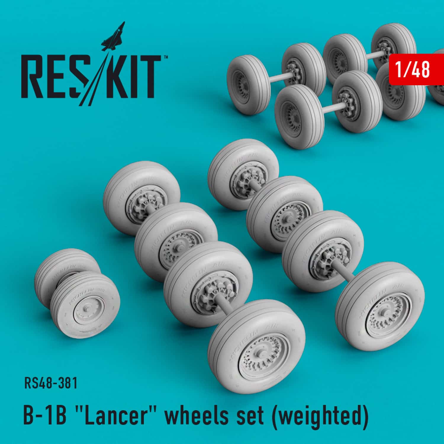 Reskit 148 B-1B Lancer wheels set