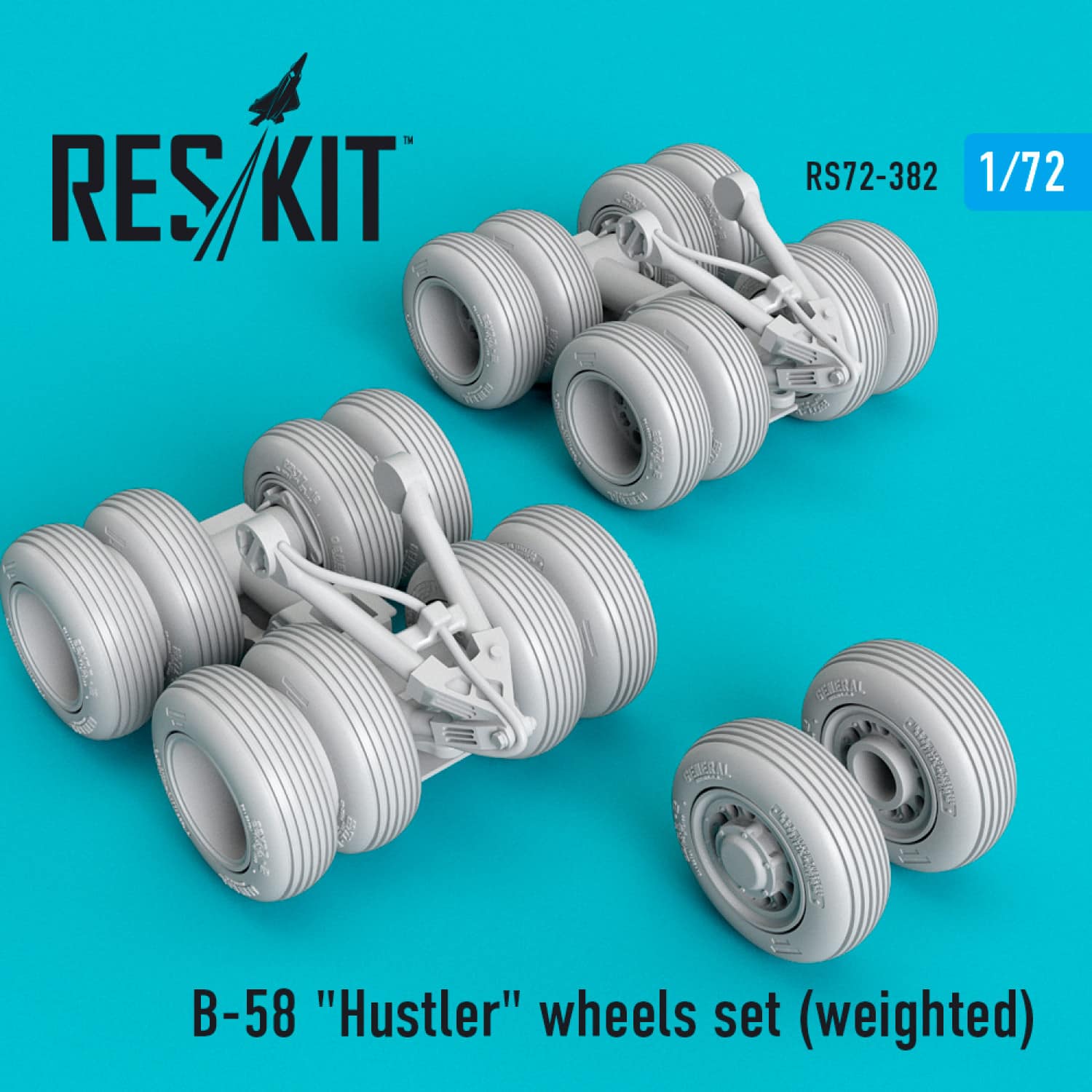 Reskit 172 B-58 Hustler wheels set
