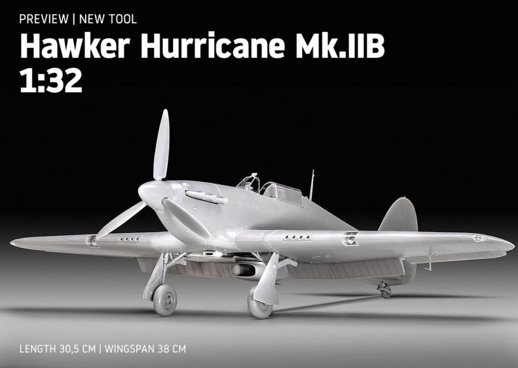 Revell 132 scale Hurricane Coming in December-1