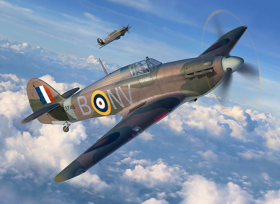 Revell 1/32 scale Hurricane Coming in December