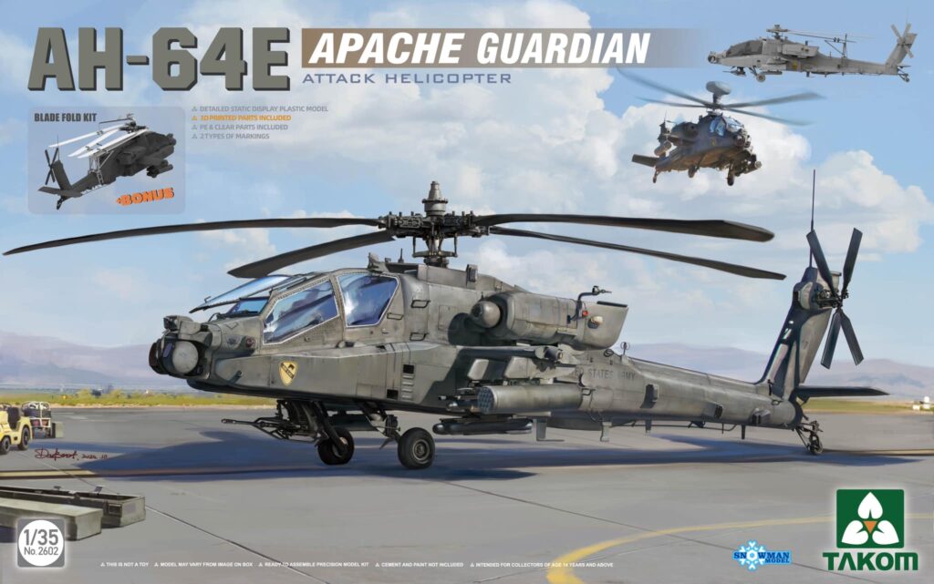Takom new Apaches AH-64E Box Art
