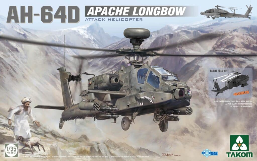 Takom's new Apaches Ah-64D Box Art