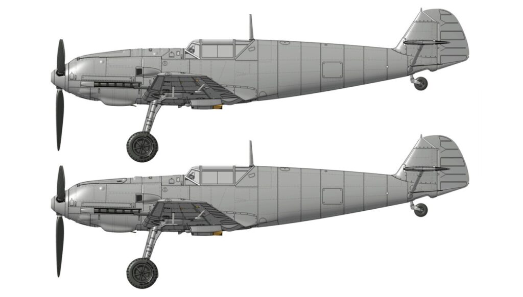 1-48 Scale Swiss AF Bf 109E-3a CAD