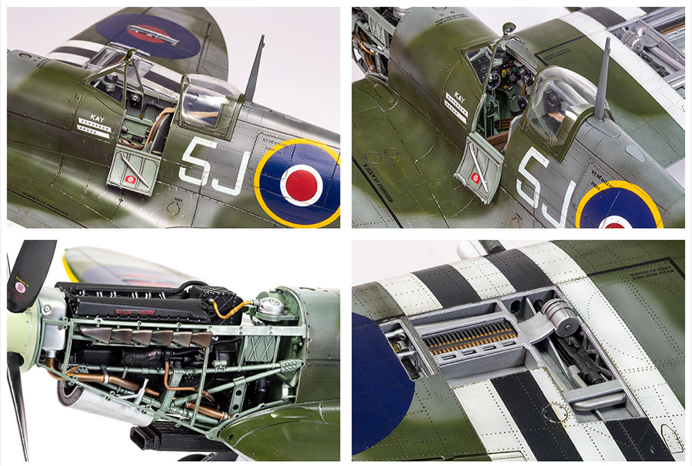 Airfix-124-Supermarine-Spitfire-Mk.IXc-Paint-Marking