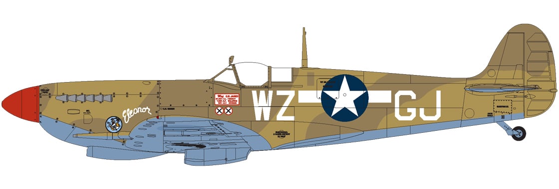 Airfix 124 Supermarine Spitfire Mk.IXc Paint and Marking-5