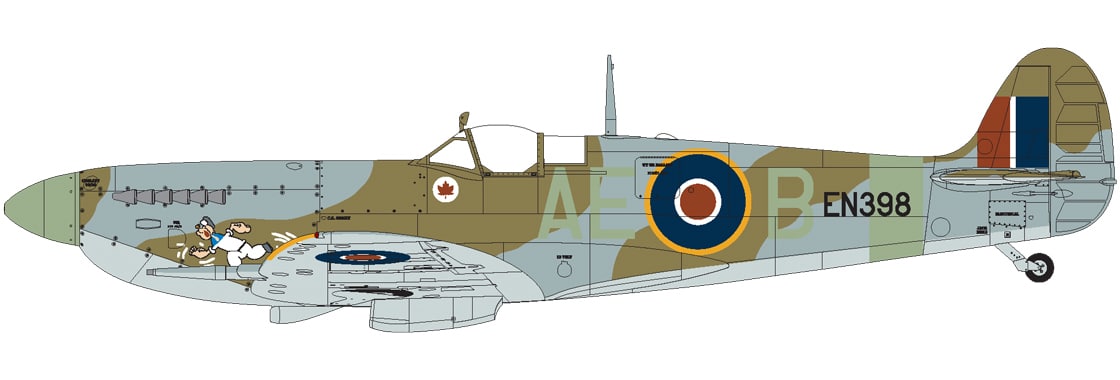 Airfix 124 Supermarine Spitfire Mk.IXc Paint and Marking-7