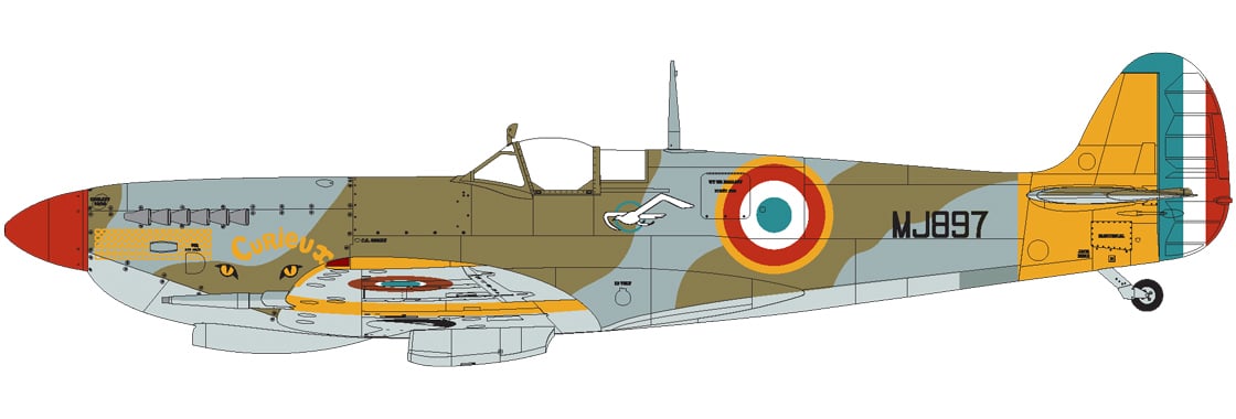 Airfix 124 Supermarine Spitfire Mk.IXc Paint and Marking-9