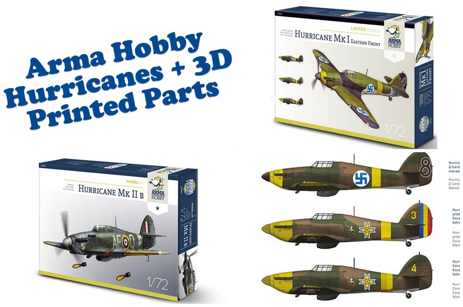 Arma Hobby Hurricanes + 3D Printed Parts