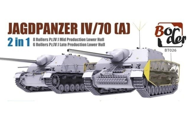 Border Model One Box Two Versions Jagdpanzer IV L70A Box Art