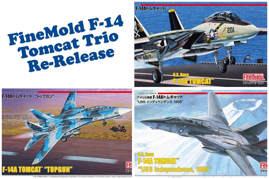 FineMold F-14 Tomcat Trio Re-Release