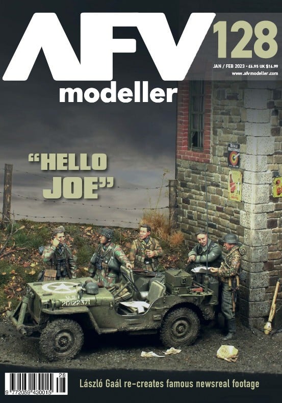 January - February 2023 issue of AFV Modeller Cover