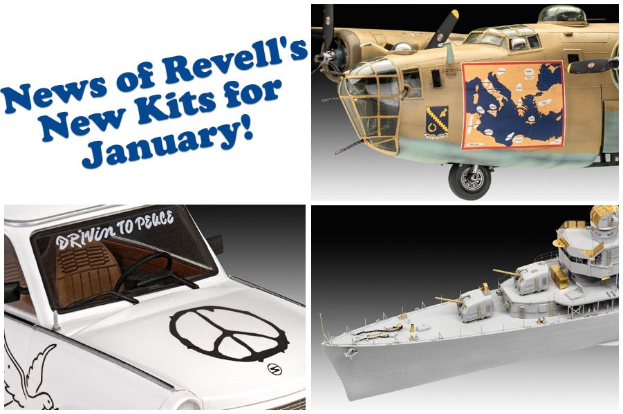 News of Revell's New Kits for January!