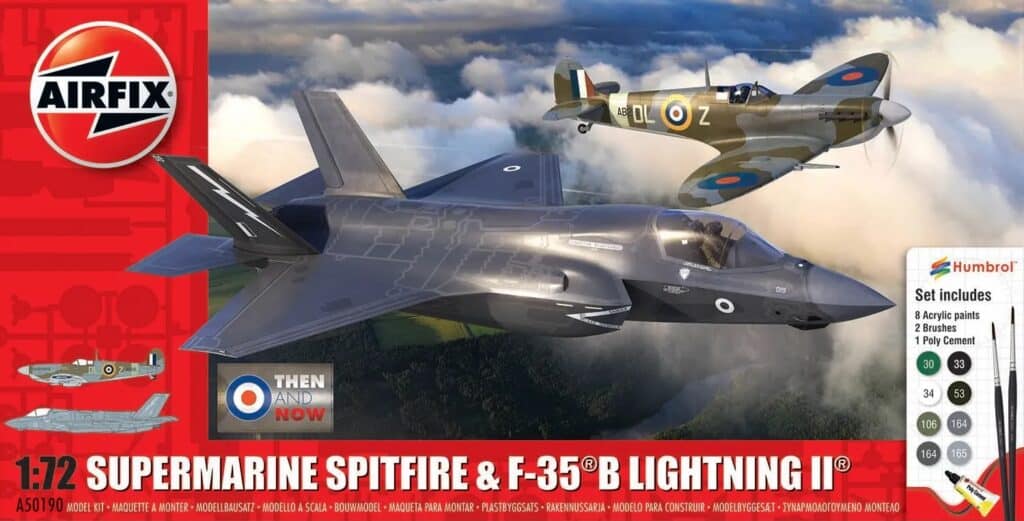 A50190 Supermarine Spitfire & F-35B Lightning II 'Then and Now'