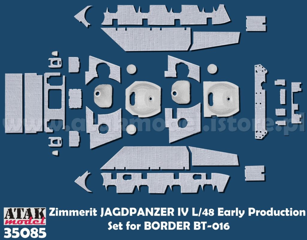 Atak Model Zimmerit for Jagdpanzer IV