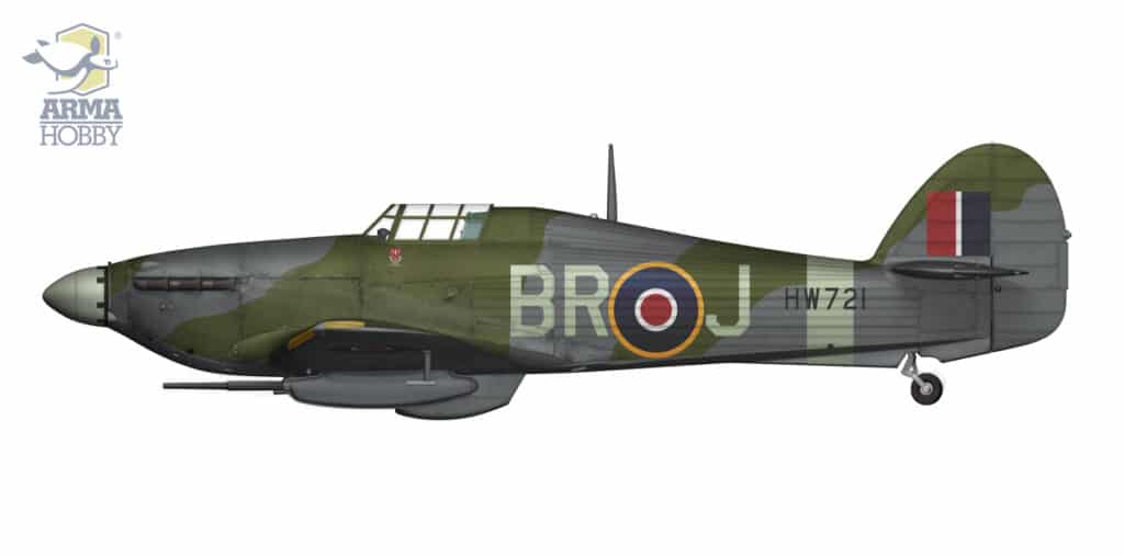 HW721 BR-J, No. 184 Squadron RAF, Colerne, England, spring 1943. Pilot S-Ldr Jack Rose. Aeroplane funded by Woolwich Aircraft Fund