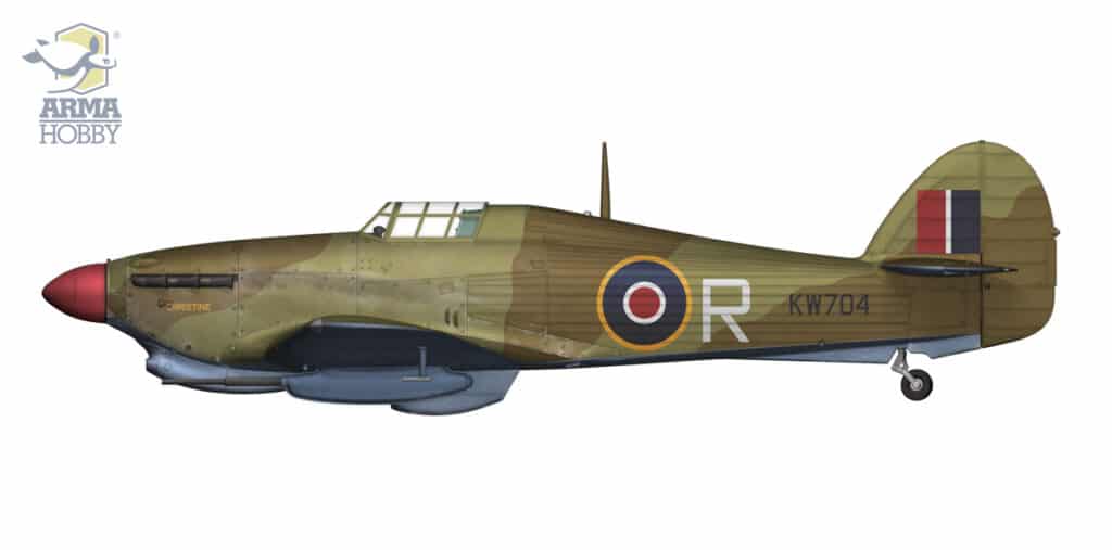 KW704-R Christine, No. 6 Squadron RAF, Gabes, Tunisia, April 1943. Pilot F-O A.H.M. Clarke