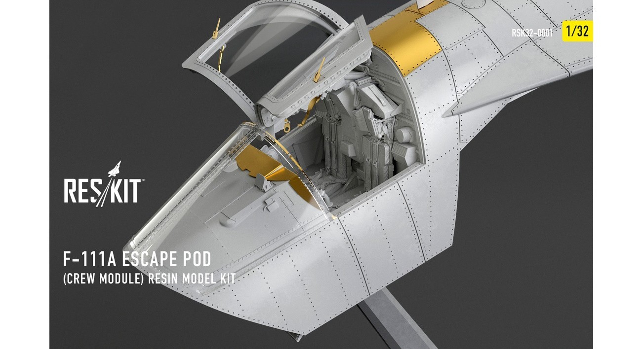 1:32 Reskit F-111 Cockpit Escape Module Detail