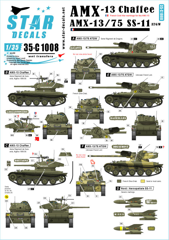 35-C1008_01 AMX-13 Chaffee & AMX-13 SS-11