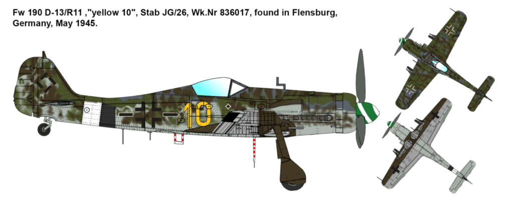 72535 – 172 – Fw 190D-13 Nordenham Production Paint and Marking-3