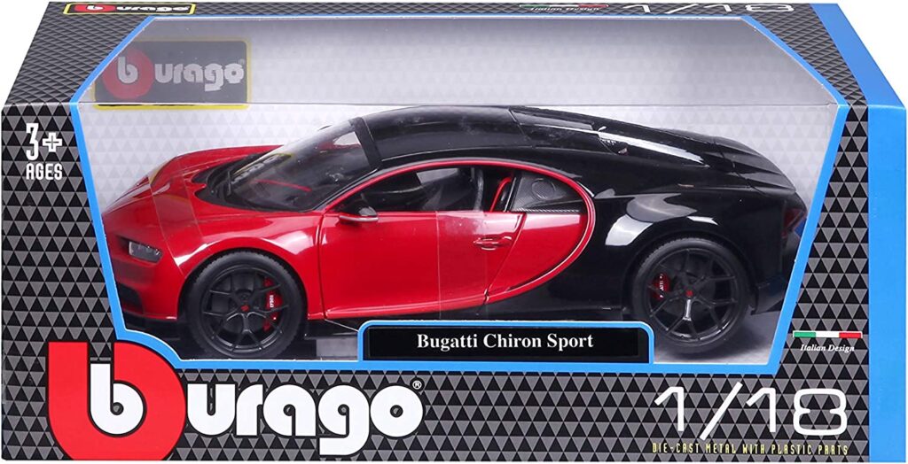 Bugatti Chiron - 118 Scale by Maisto Box