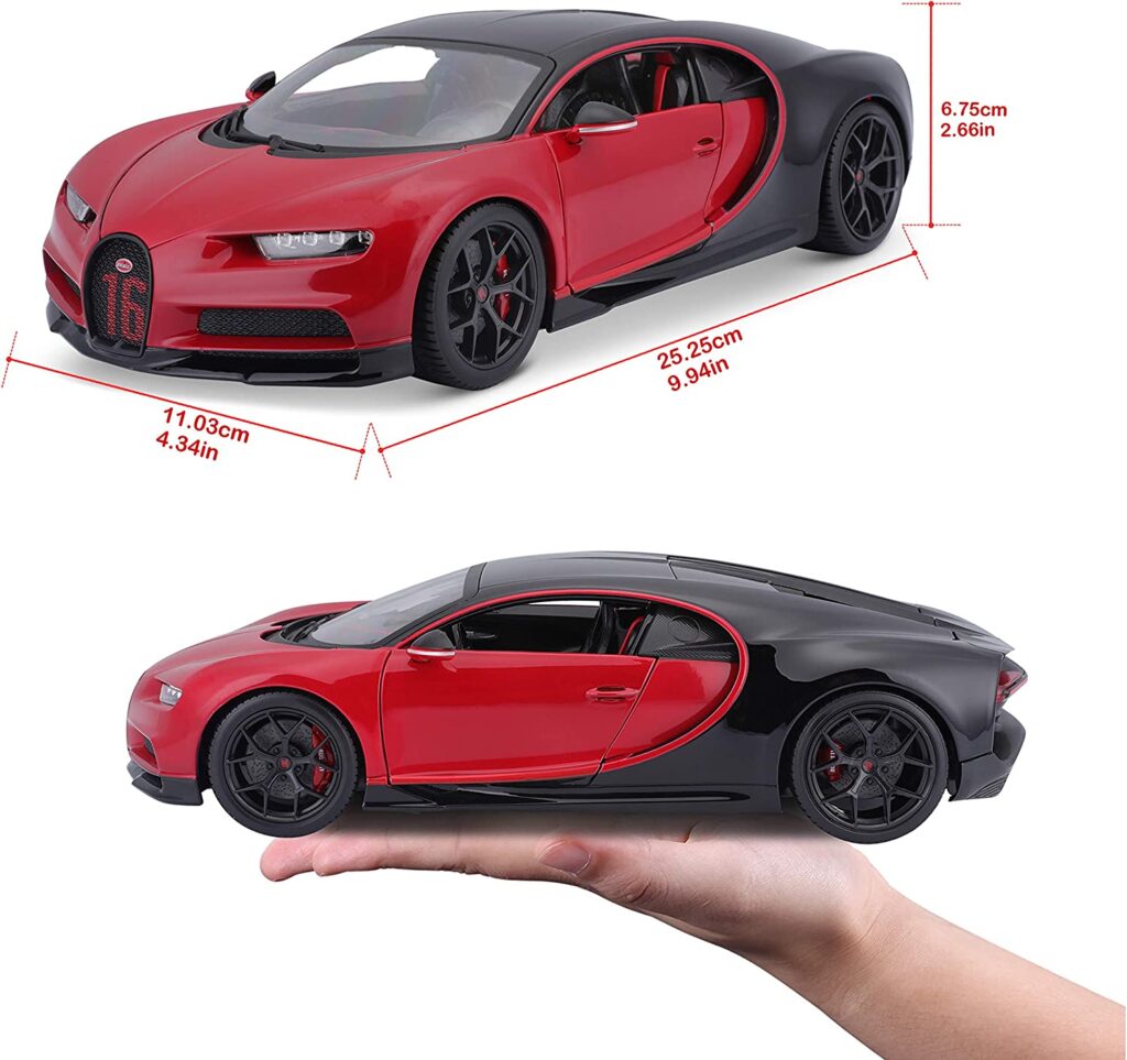 Bugatti Chiron - 118 Scale by Maisto Size