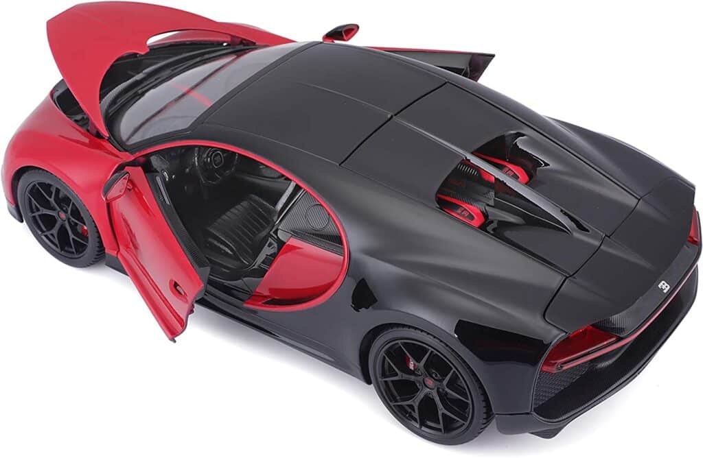 Bugatti Chiron - 118 Scale by Maisto Top Back
