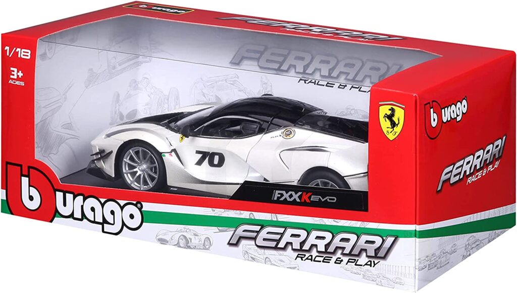 Ferrari FXX-K Evo - 118 Scale by Kyosho Box-2