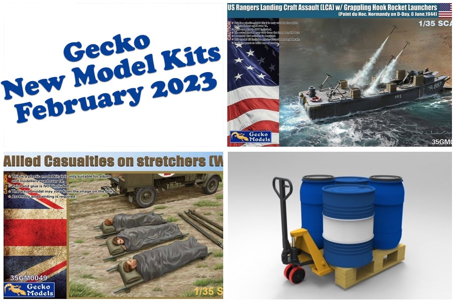 Gecko New Model Kits February 2023
