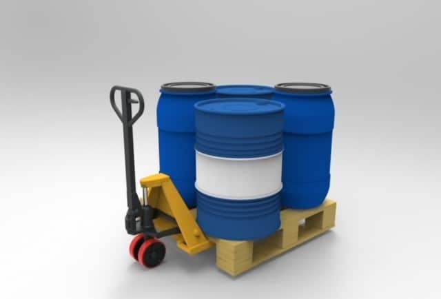 Gecko Pallet Truck & Oil Drum & Plastic Barrel