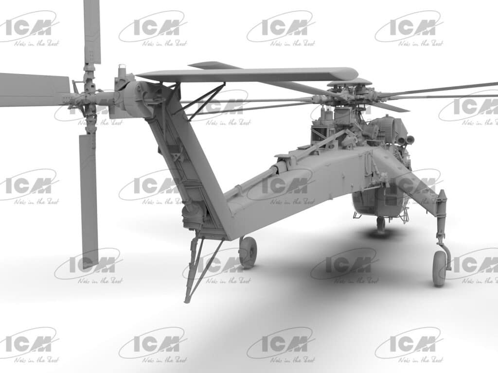 Test build of ICM's Sikorsky CH-54A Tarhe in 35th scale CAD-5