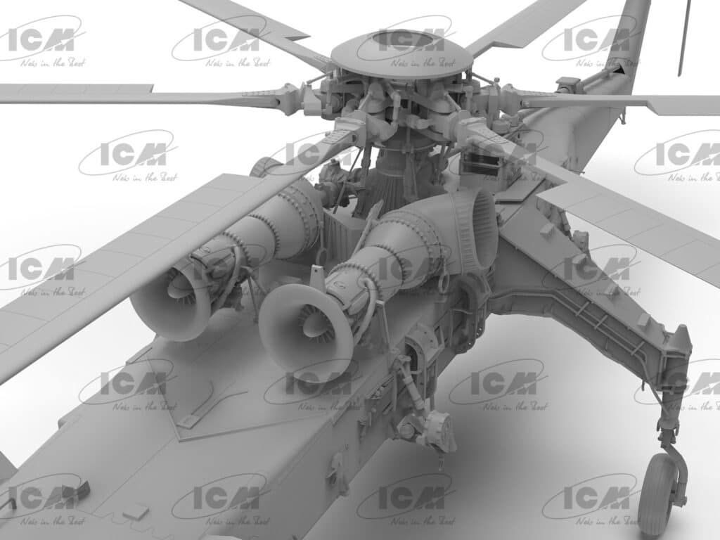 Test build of ICM's Sikorsky CH-54A Tarhe in 35th scale CAD-6