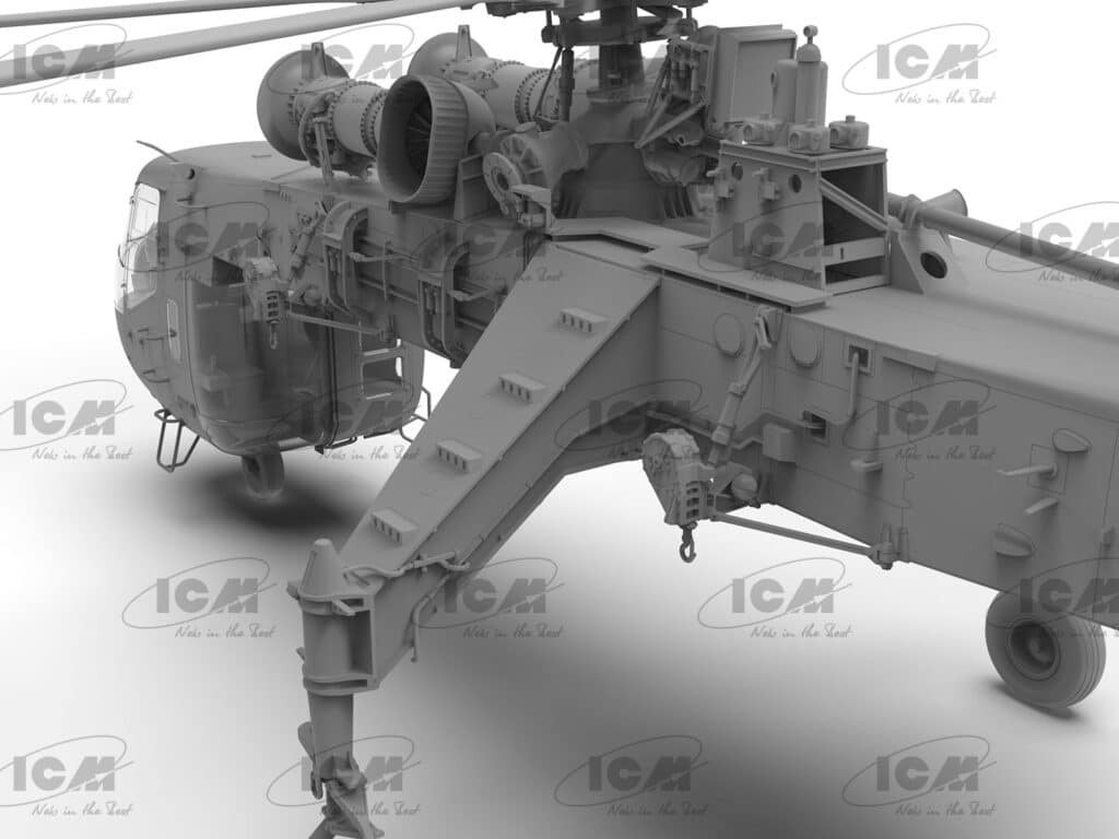 Test build of ICM's Sikorsky CH-54A Tarhe in 35th scale CAD-7